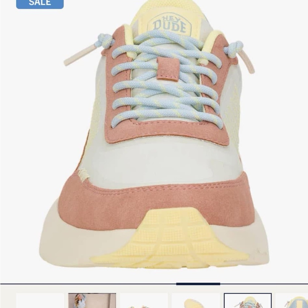 Hey Dude Womens Multicolor Sneakers